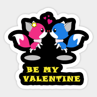 Love Shirt. be my valentine T-Shirt. happy valentine Sticker